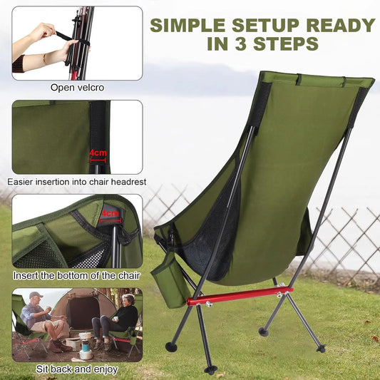 Outdoor Camping Ultralight Folding  Chair