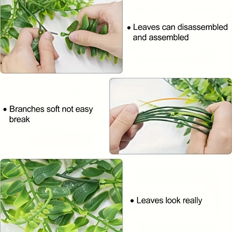 Artificial Hanging Plants Fake Rattan, Ivy Green Garland, Persian