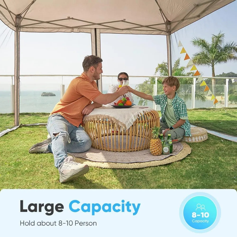 Tent with Mosquito Netting, Portable Easy up Outdoor Screen House Shelter