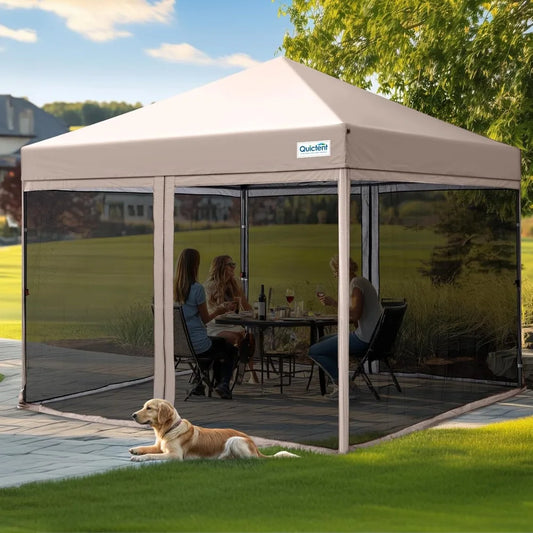 Tent with Mosquito Netting, Portable Easy up Outdoor Screen House Shelter
