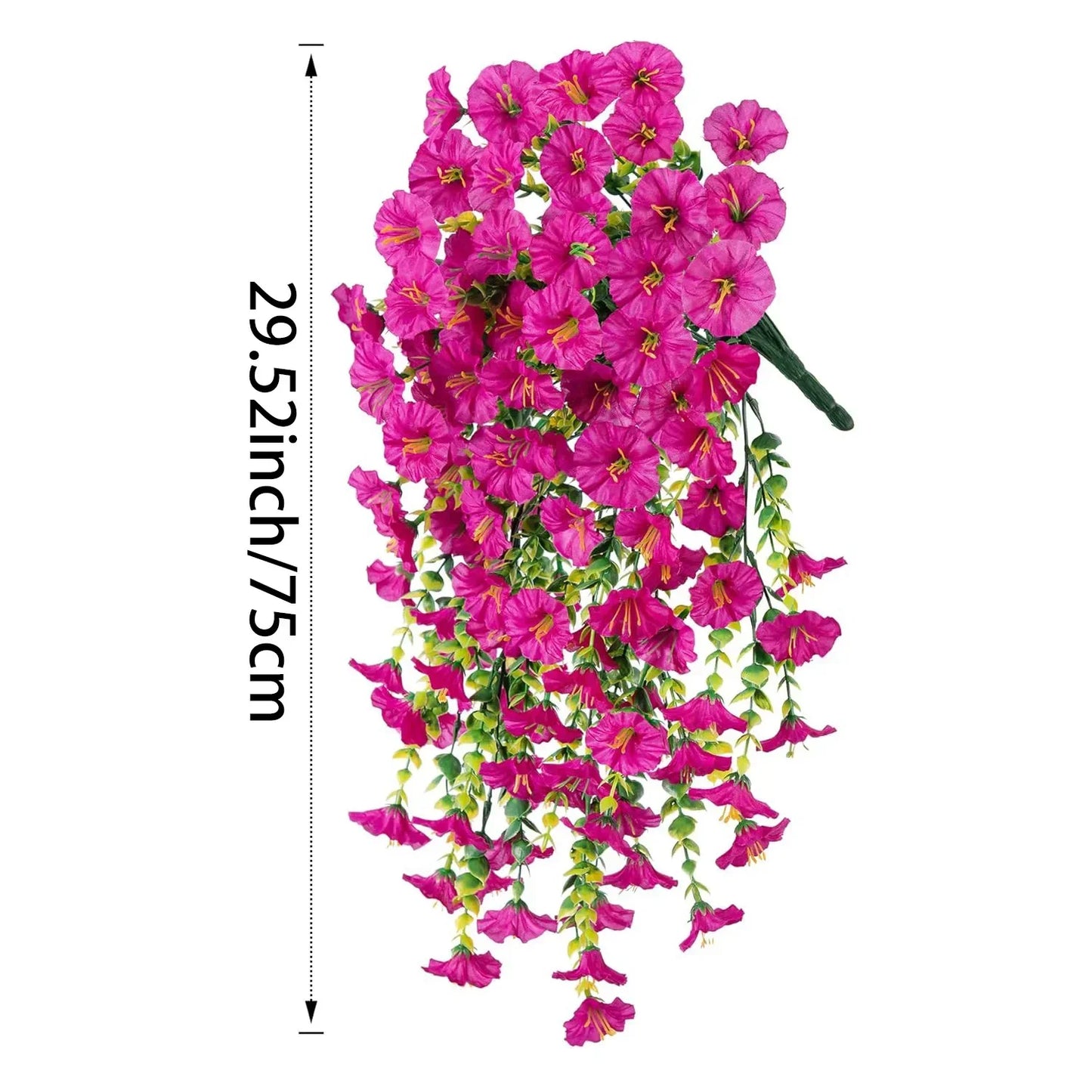 New Artificial Hanging Flowers and Plant Decoration 2025 UV-resistant and Realistic Room Decor