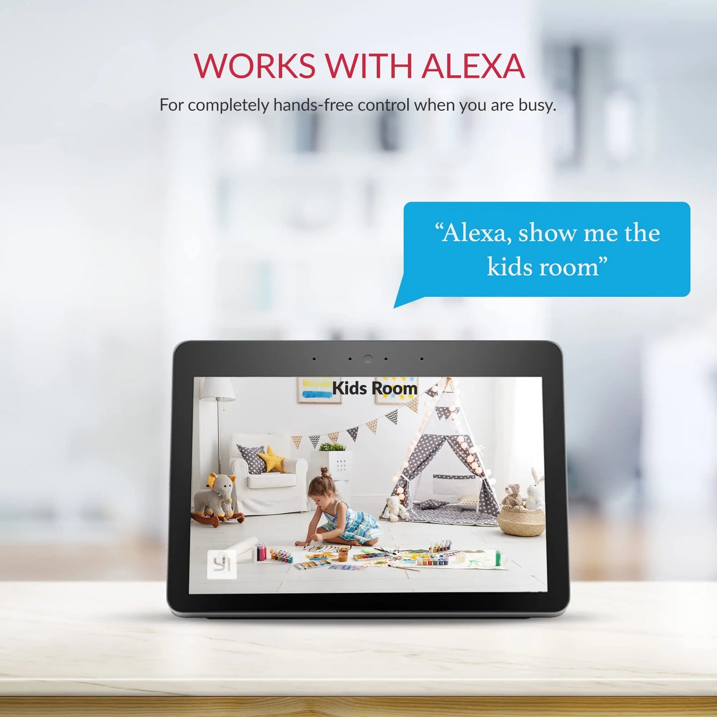 3MP IP CCTV Smart Home Security Protection Compatible with Alexa