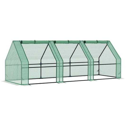 9'X3'X3' Greenhouse Gardening Flower Plants Yard Mini Hot Green House Tunnel