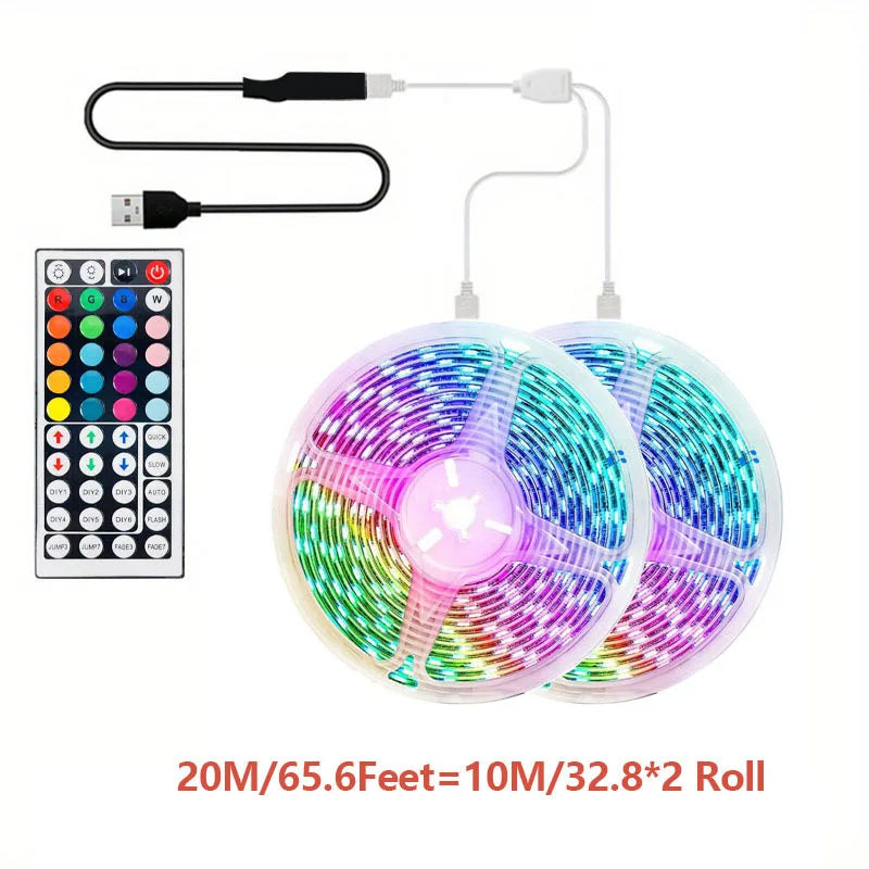 3.28FT-98FT Led Strip Lights  Infrared 44 Key Controller