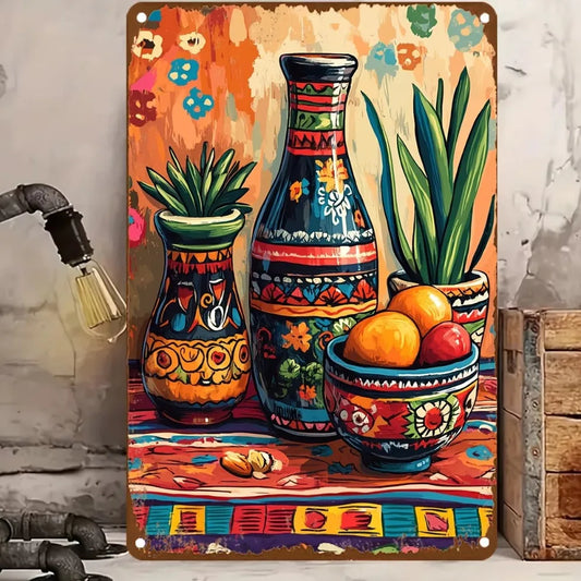 Vibrant Cinco de Mayo Sugar Skull Wall Art–Festive |Traditional Mexican Art with Vivid Color Finish for Homes