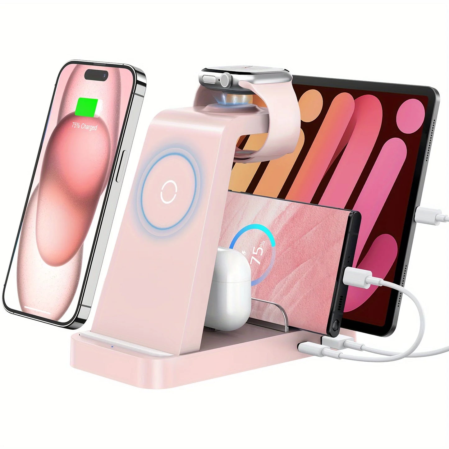 5-in-1   iPhone 15 14 13 12 Pro Max Apple Watch Airpods