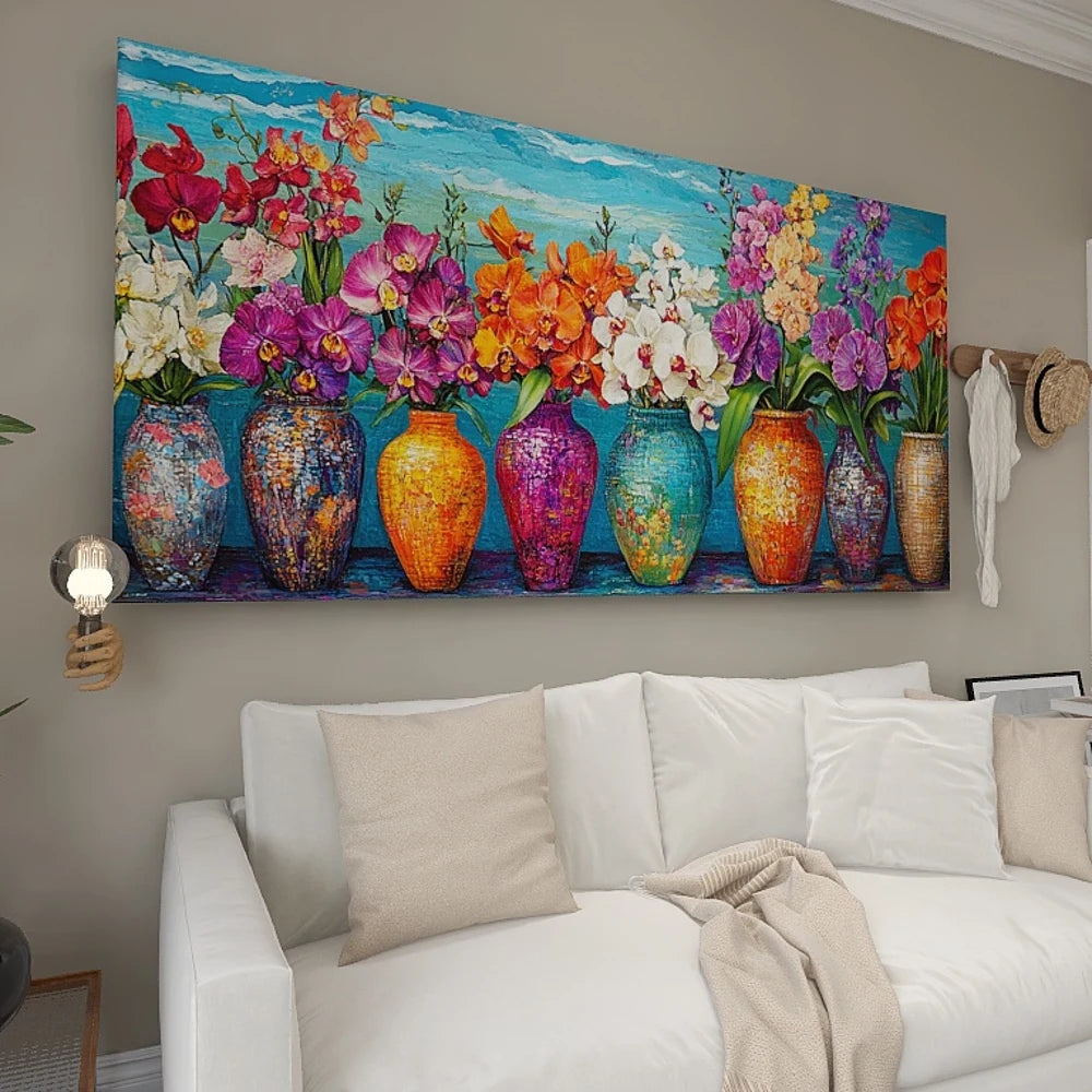 1.5-Inch Thick Pine Solid Wood Frame,  Wall Art,  Art Wall Painting, Bedroom, Office, Living Room