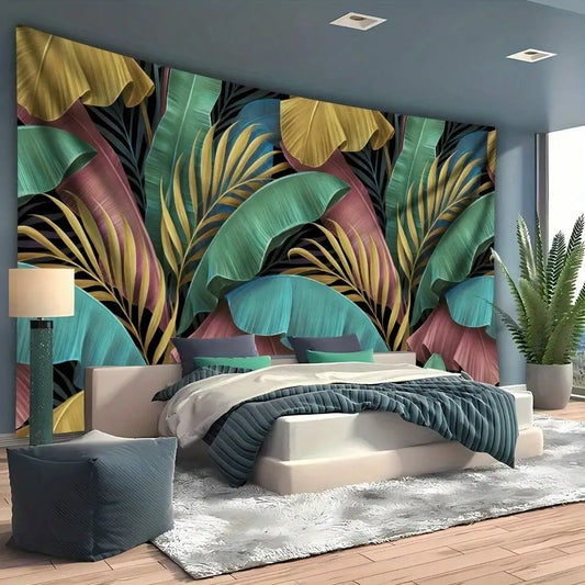 1pc Rustic Tapestry 3D Wooden Cube Wall Art Abstract Background for Living Room Home Decor Back-to-school season Autumn gifts