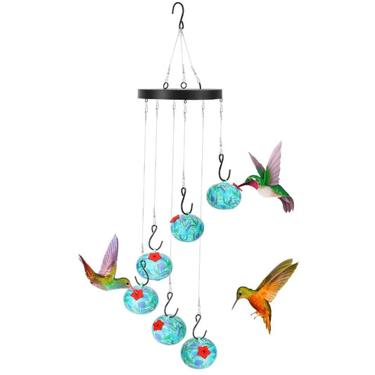 Wind Chimes Humming Bird Feeder Ant and Bee Proof Outdoor