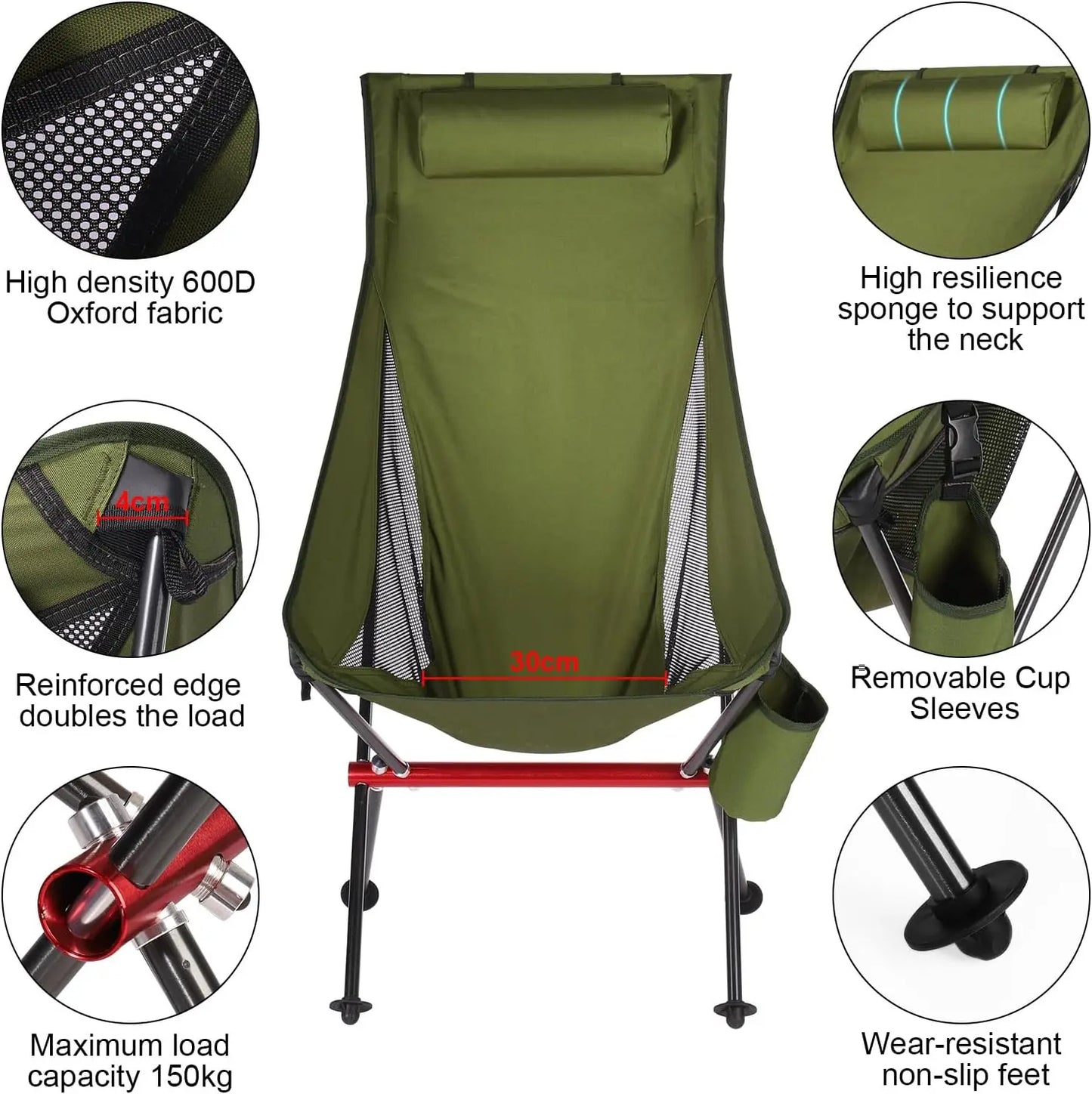 Outdoor Camping Ultralight Folding  Chair