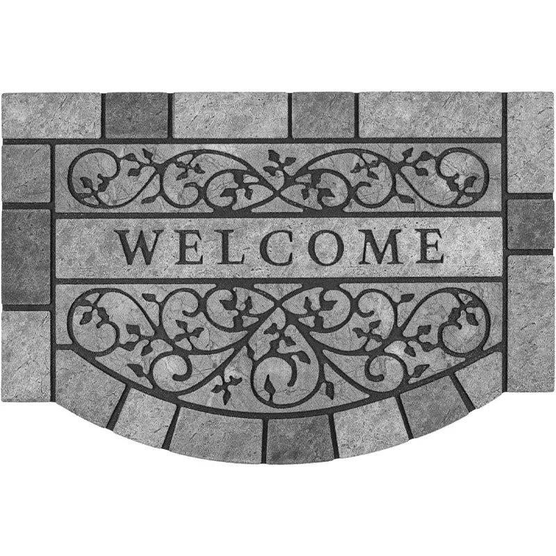 Welcome Mat European Carpet Home Garden Courtyard Decoration Doormat Dust-proof Rugs Outside