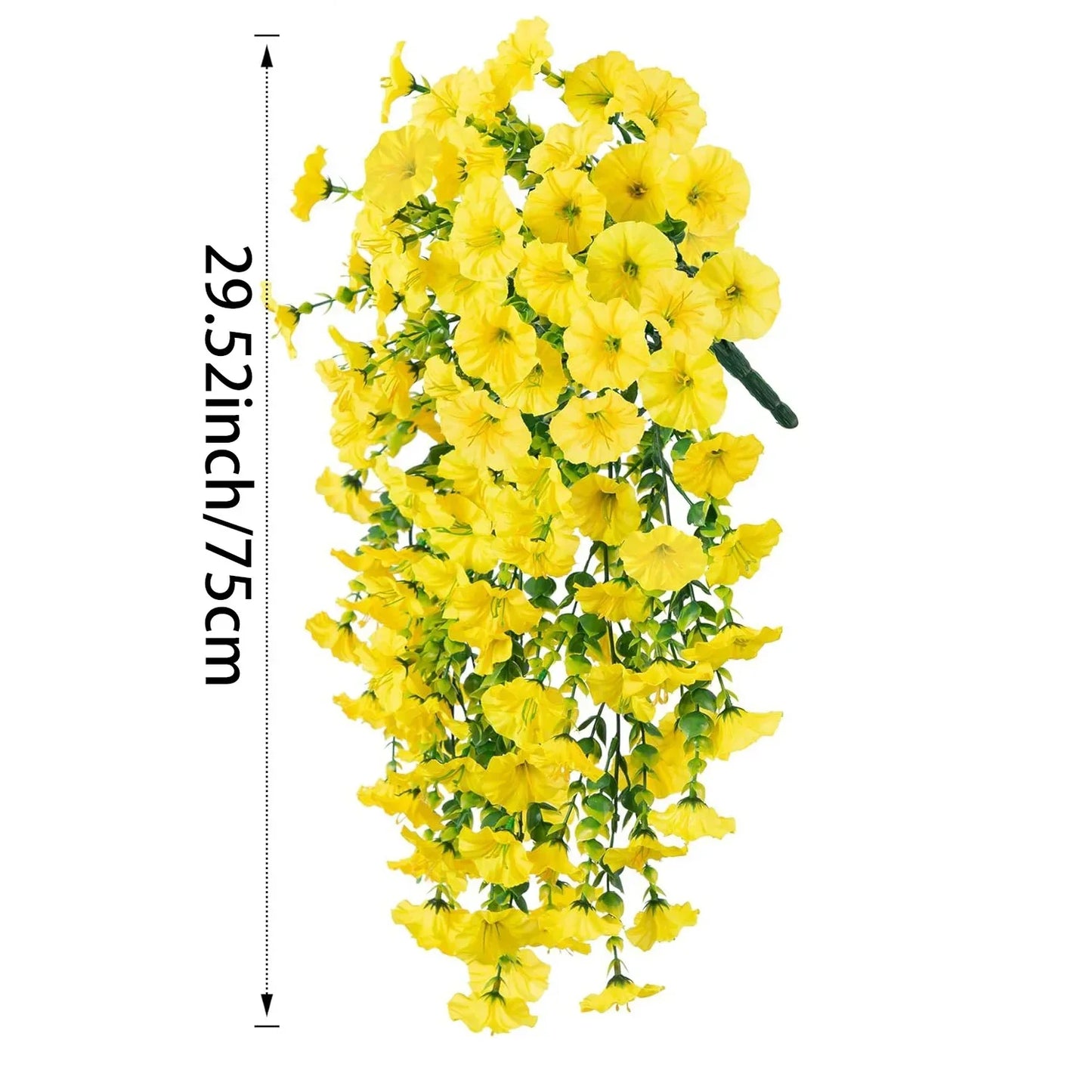 New Artificial Hanging Flowers and Plant Decoration 2025 UV-resistant and Realistic Room Decor