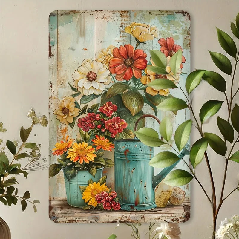 Painting 8X12Inches Art Wall Decoration Suitable for Indoor and Outdoor Use Iron Material