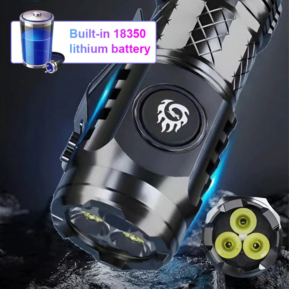 Three-Eyed Monster Super Power LED Flashlight