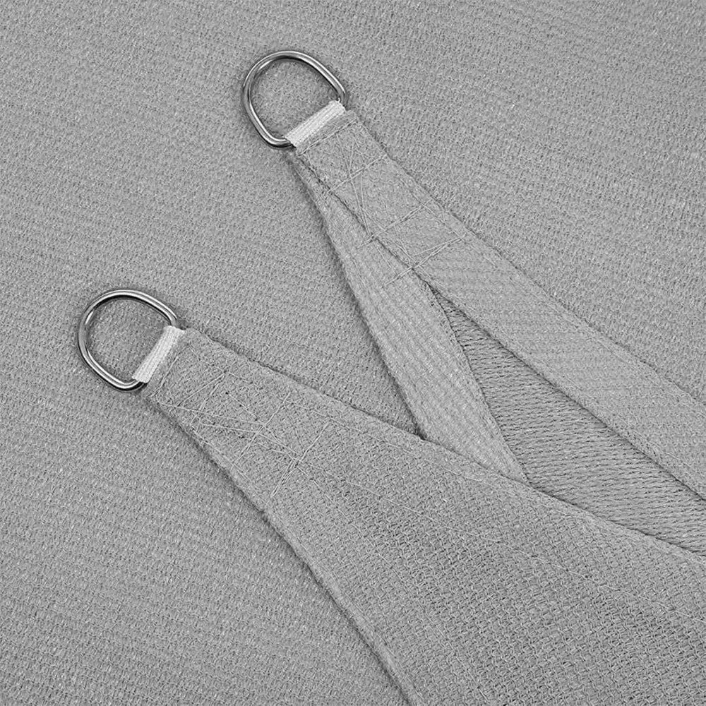 Sunblock Shade Cloth Net Sail Shade Waterproof Sail with UV Protection Outdoor Garden Terrace Sunshade (Color : Gray, Size : 5x5