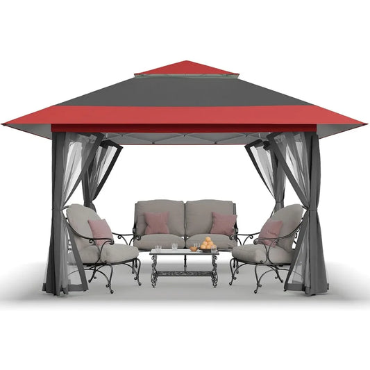 Canopy Tent, Outdoor Gazebo for Backyard & Patio Furniture -