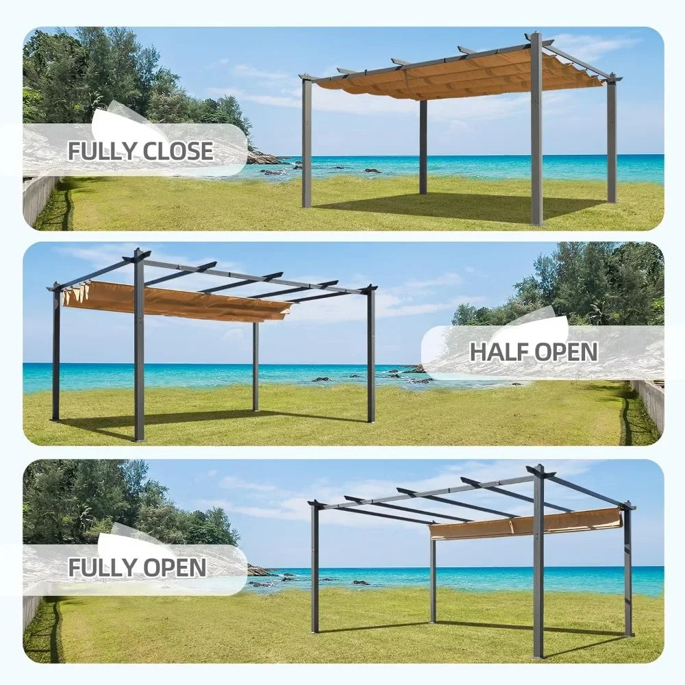 12 x 16 FT Pergola  Awning,