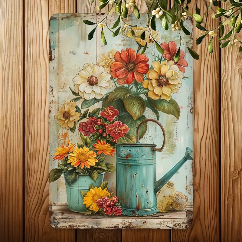 Painting 8X12Inches Art Wall Decoration Suitable for Indoor and Outdoor Use Iron Material