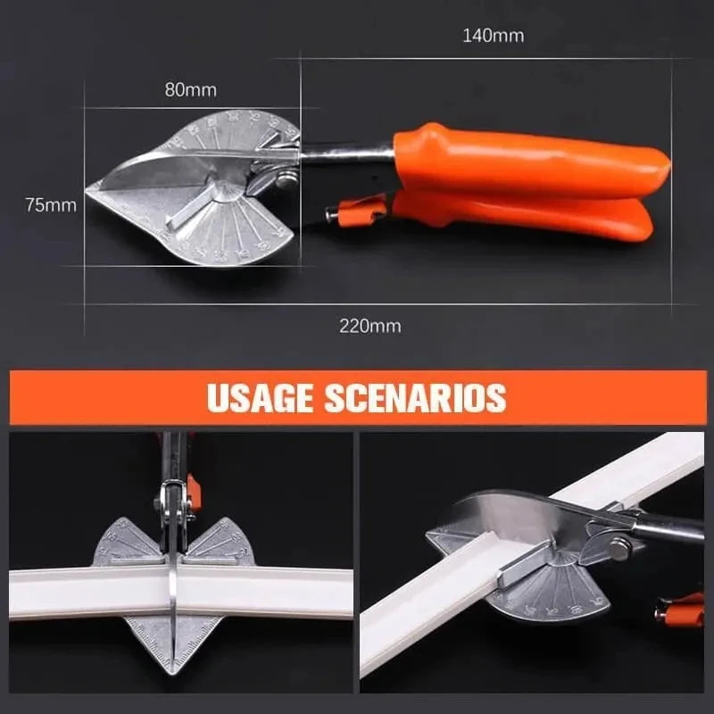 Wires with 45-135 Degree Multi-Angle Miter Shear Cutter