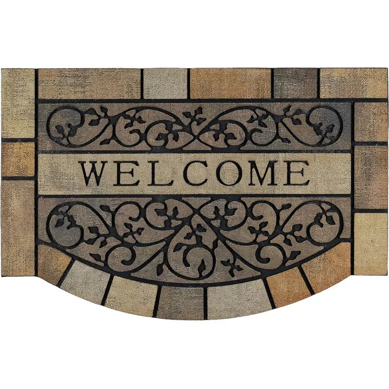Welcome Mat European Carpet Home Garden Courtyard Decoration Doormat Dust-proof Rugs Outside