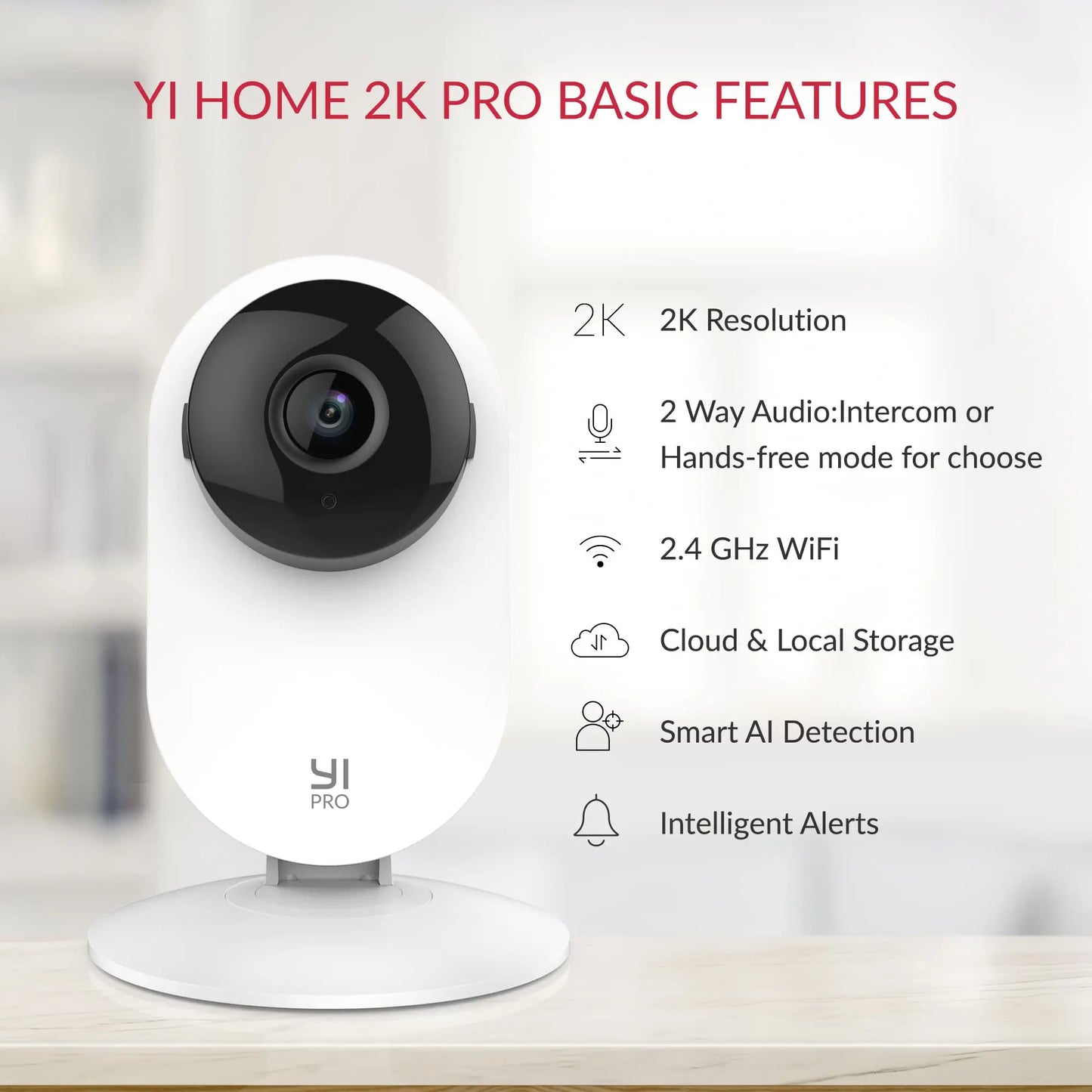 3MP IP CCTV Smart Home Security Protection Compatible with Alexa