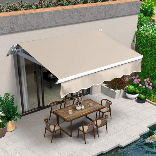 13.1'x8.2' Patio Awning,  Waterproof Polyester