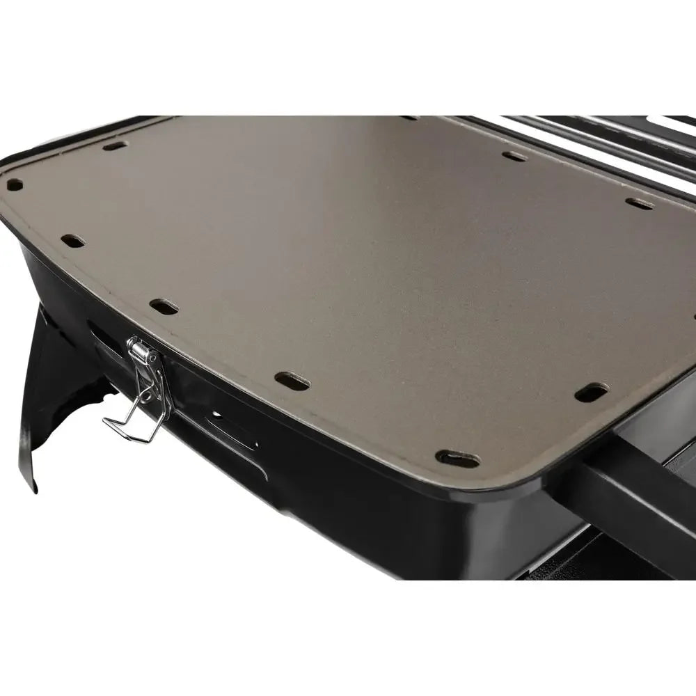 Portable Propane Grill Griddle Plate Cooking Grid Burner BBQ Camp Stove 1lb Cylinder Heat Control Hood Ignition Camping RV
