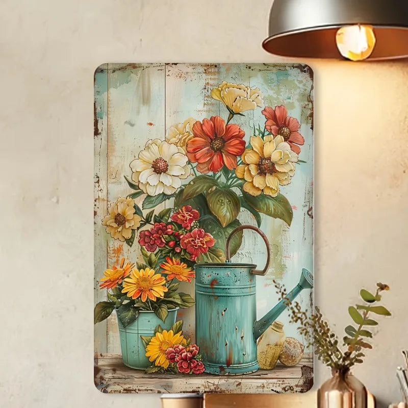 Painting 8X12Inches Art Wall Decoration Suitable for Indoor and Outdoor Use Iron Material