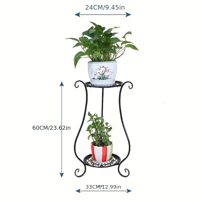 1pc Rack Indoor And Outdoor Flower Rack