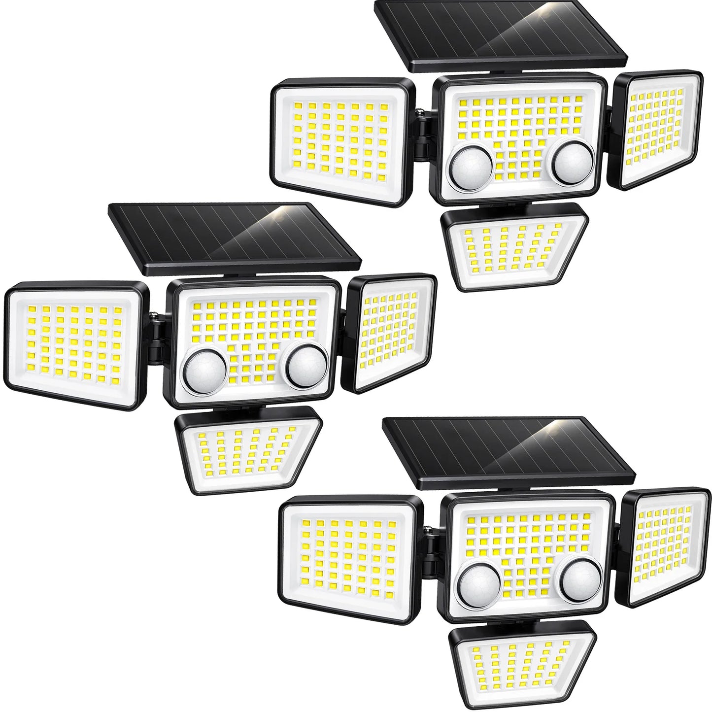 3000LM 188 LED Motion Solar Sensor Lights