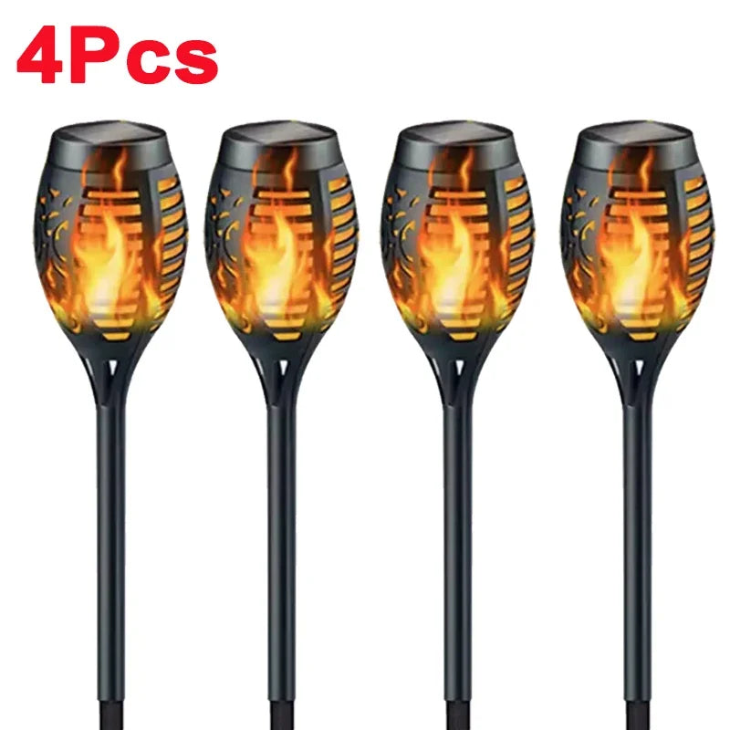 Light Flickering Light Waterproof Garden  Yard Patio Floor Lamp
