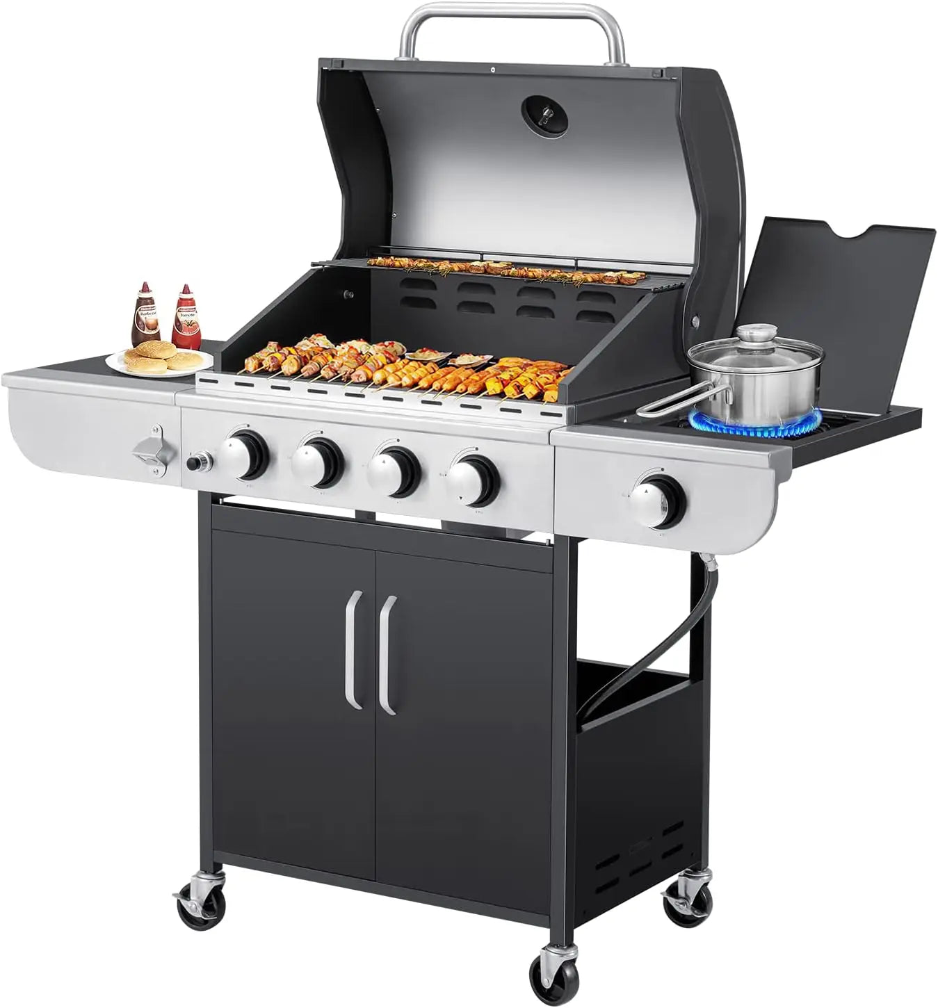 Grill 6 Burner BBQ Propane Gas Grill