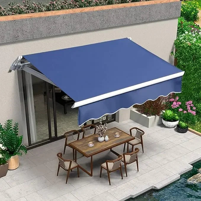 13.1'x8.2' Patio Awning,  Waterproof Polyester